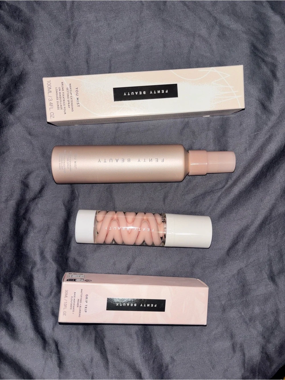 NWT / NIB FENTY Beauty You Mist Setting Spray & Grip Trip Primer